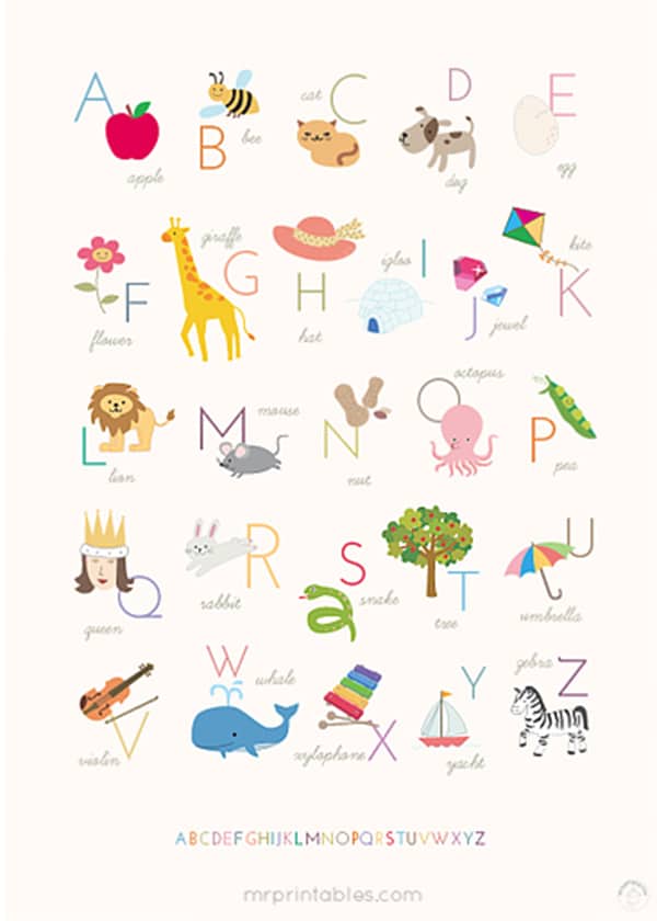 Free Alphabet Printables