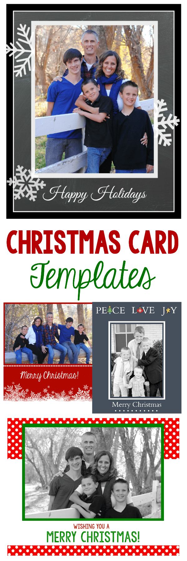 Holiday Card Templates For Photographers