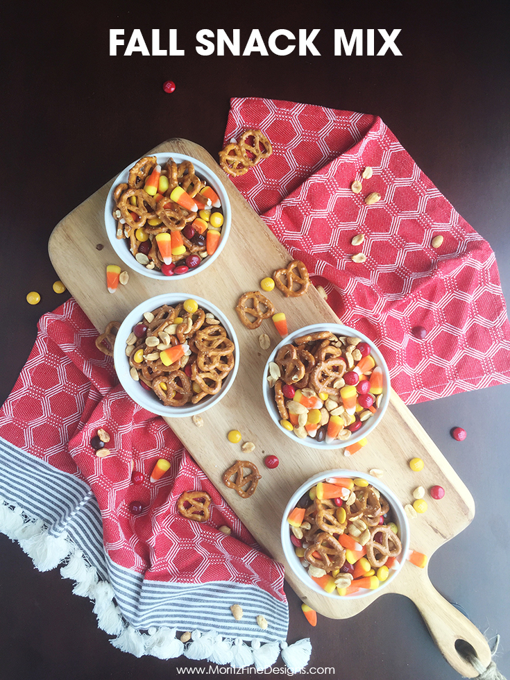 Everyone loves this Quick & Easy Fall Snack. it's the perfect combination of salty and sweet and you can make it in just a few quick minutes.