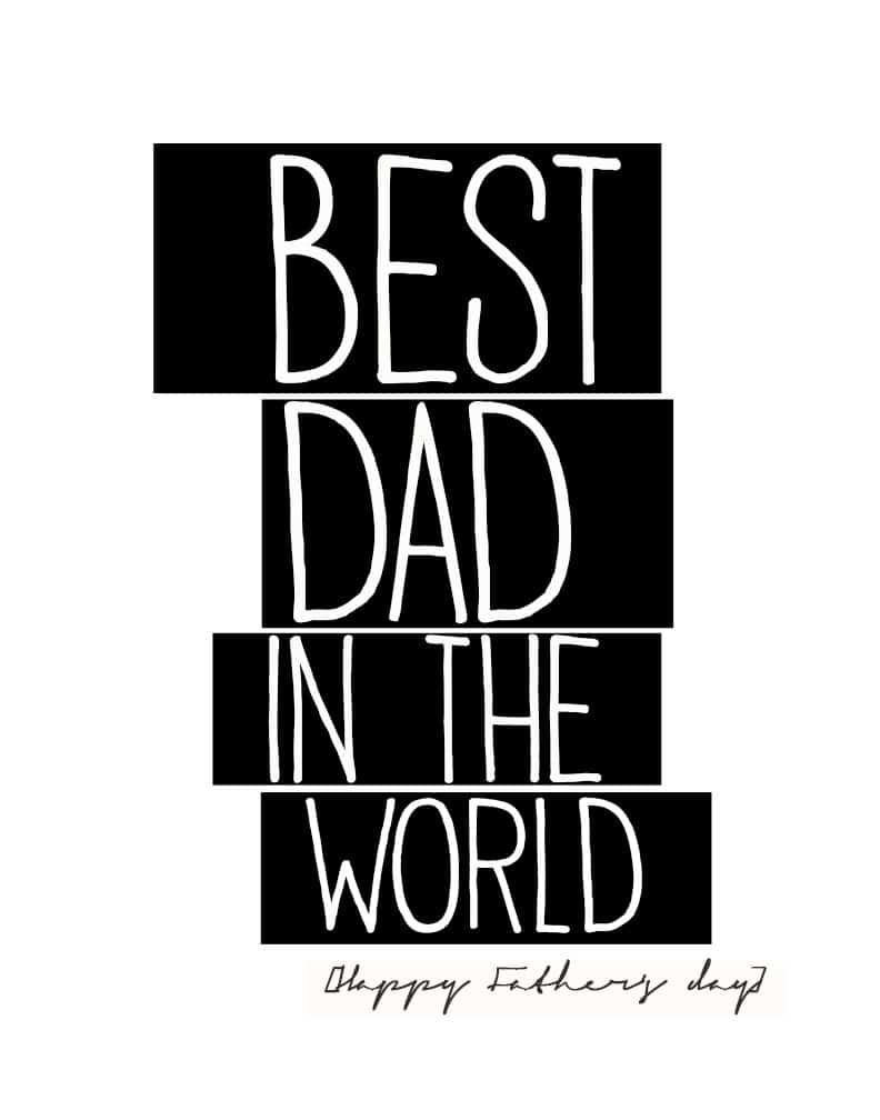 Free Father's Day Printable