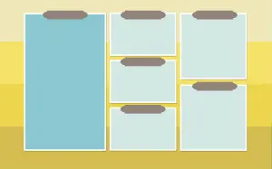 Chalkboard Computer Desktop Wallpaper Organizer