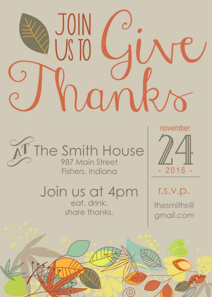 Simple thanksgiving project for kids