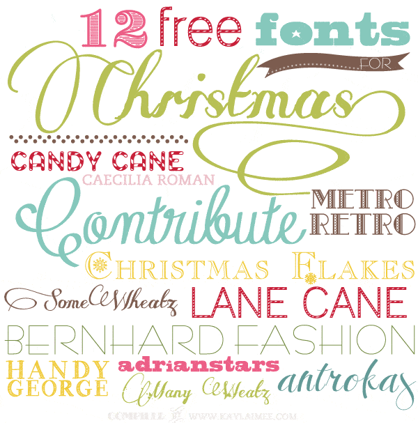 Christmas Free Fonts