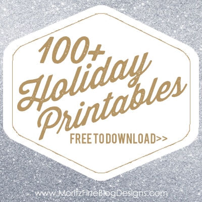 100 Free Holiday Printables Free Printables Included
