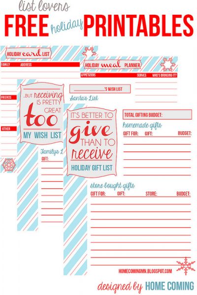 100+ FREE holiday printables | Free Printables Included