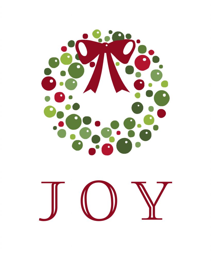 JOY.wreath.RED