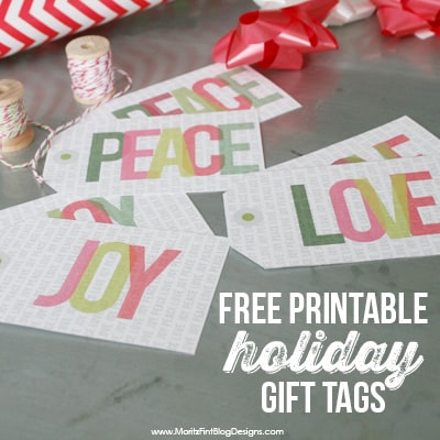 Christmas & Holiday Free Printable Gift Tags Christmas & Holiday Free Printable Gift Tags