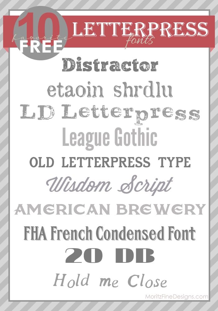 letterpressfonts