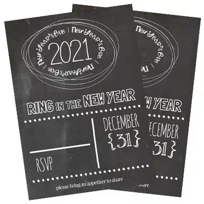 New Year’s Eve Party Free Invitation