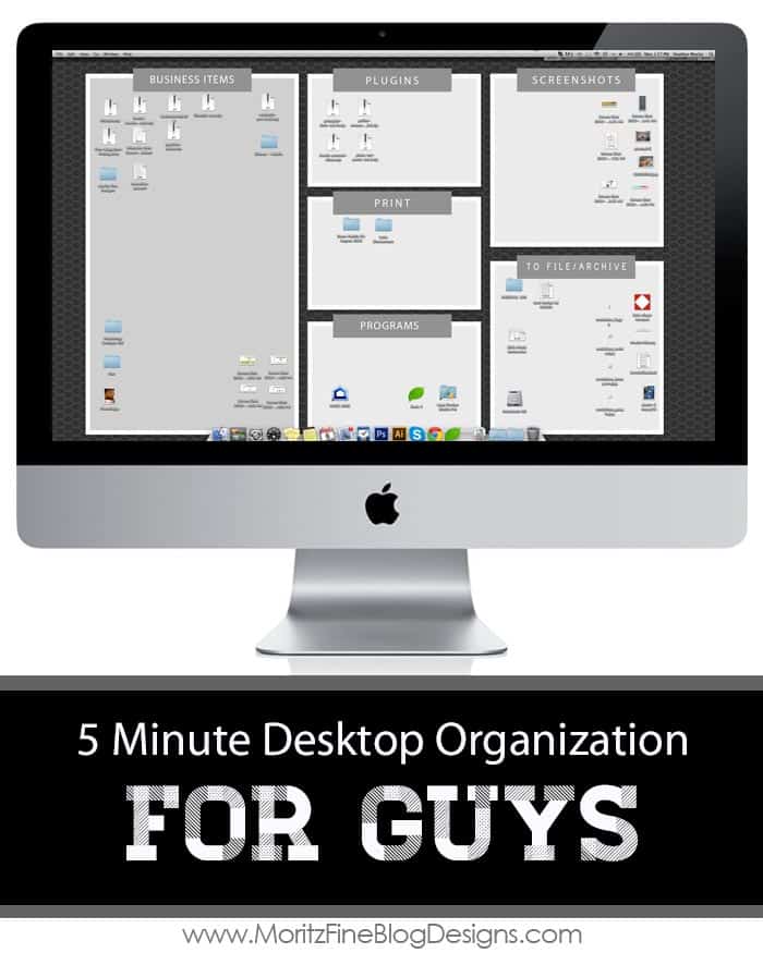 Technology Desktop Organization for Men | 5 minutes to an organized computer life