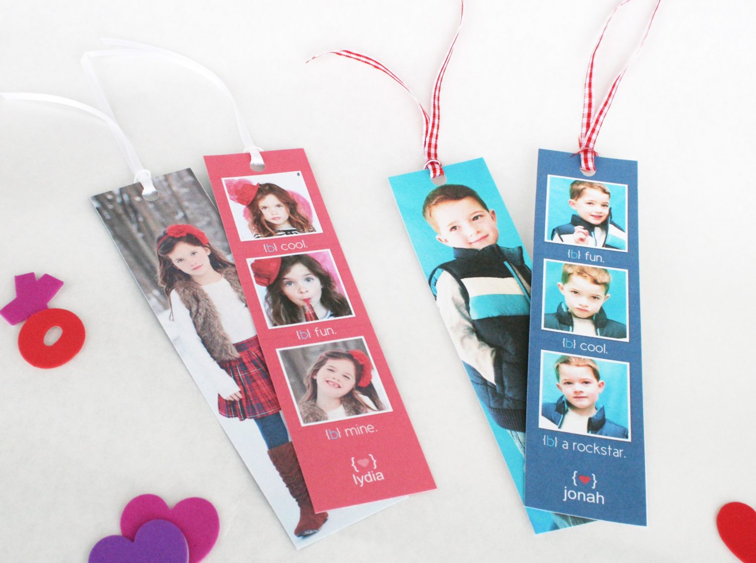 DIY Adorable Valentine Bookmarks