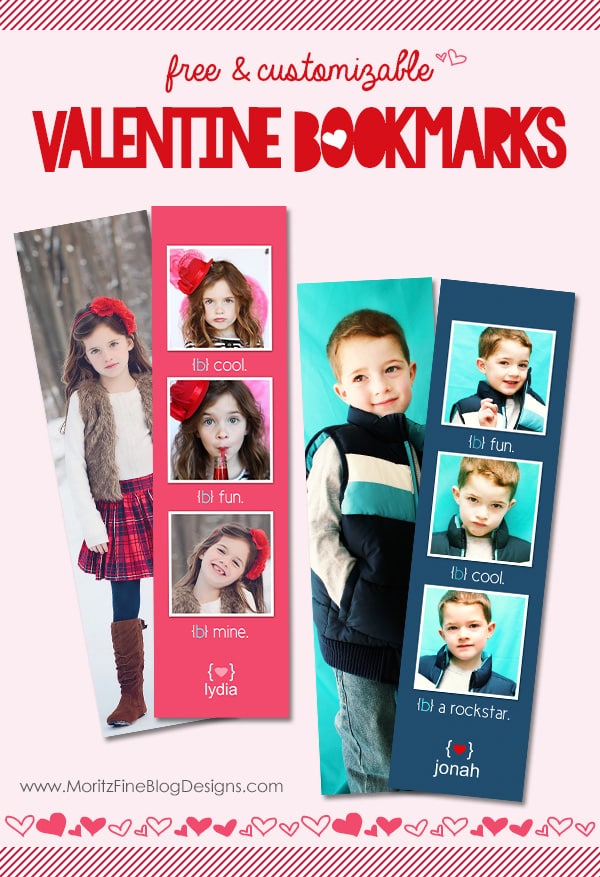 DIY Adorable Valentine Bookmarks, valentine craft project to make with your kids