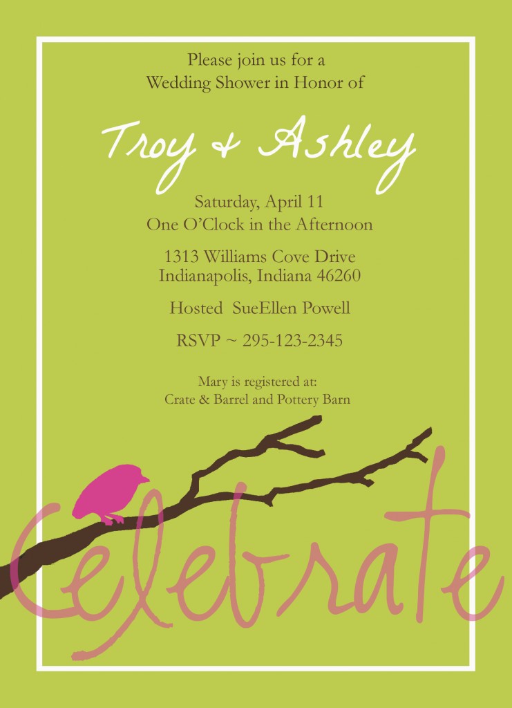 free customizable bridal shower invitations | www.MoritzFineBlogDesigns.com