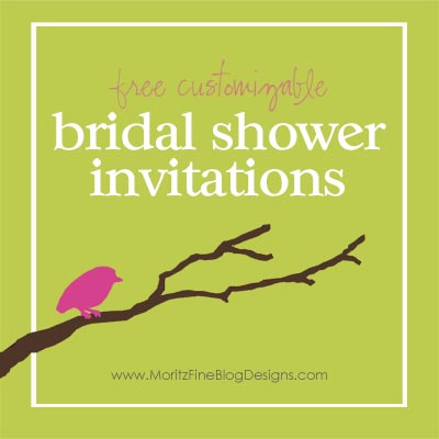 Free Customizable Bridal Shower Invitations | Free Printable