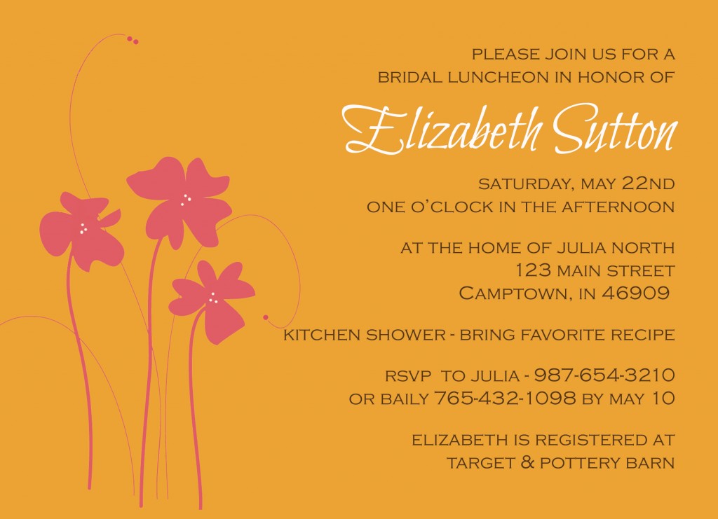 free customizable bridal shower invitations | www.MoritzFineBlogDesigns.com