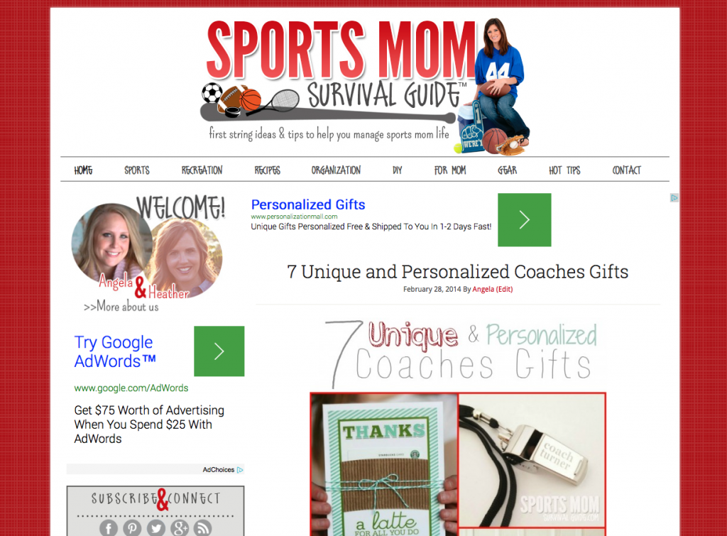 Sports Mom Survival Guide $100 Giveaway