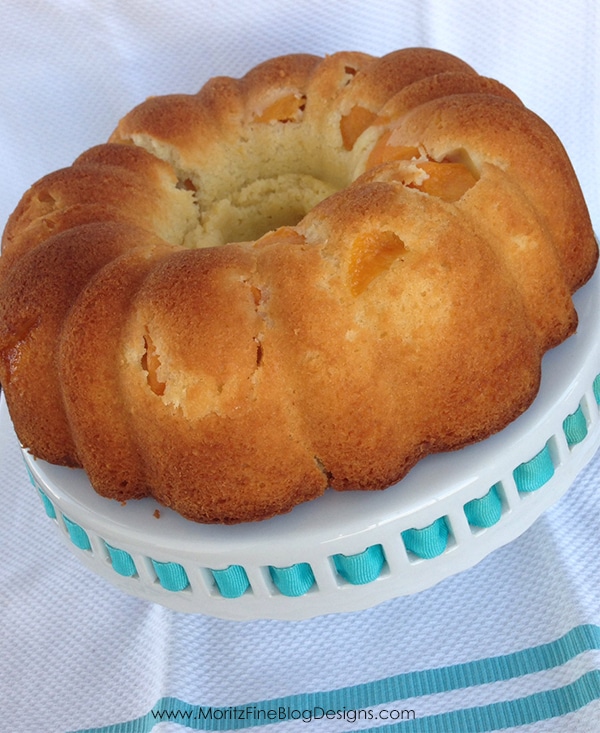 Yummiest Ever {Peach} Pound Cake