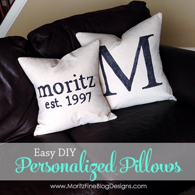 DIY Personalized Pillow