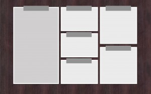 Chalkboard Computer Desktop Wallpaper Organizer