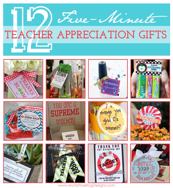 5-minute teacher appreciation gift ideas