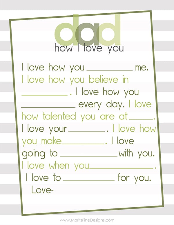 Father's Day Free Printables