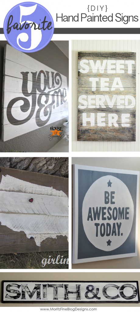 diy hand painted signs