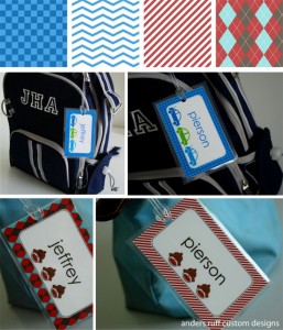 Free Printable Backpack Tags