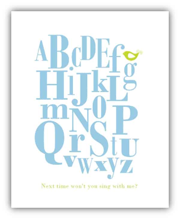 Free Alphabet Printables