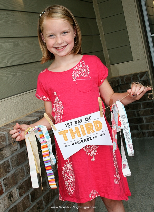 First Day of School Printable Sign