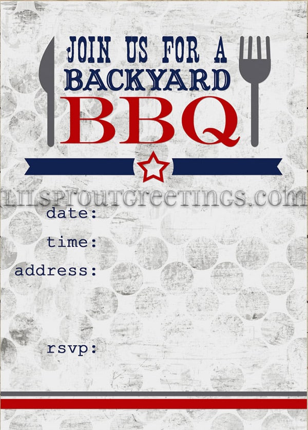 free summer party invitations