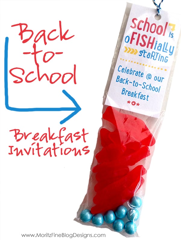 back to school breakfast invitations