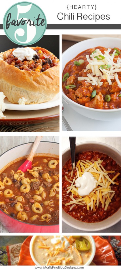 Hearty Chili Recipes to satisfy your hunger. You will be sure to find something you love with this variety.