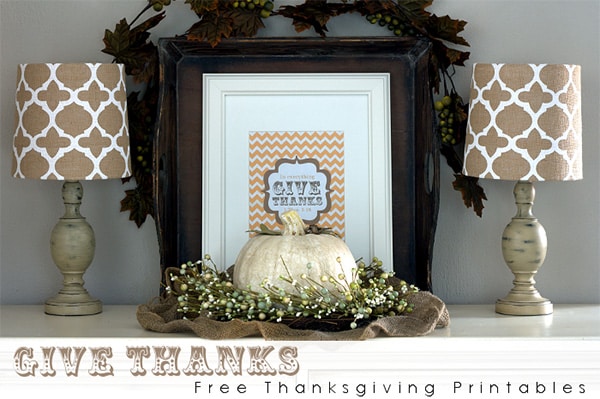 Free Home Decor Thanksgiving Printables