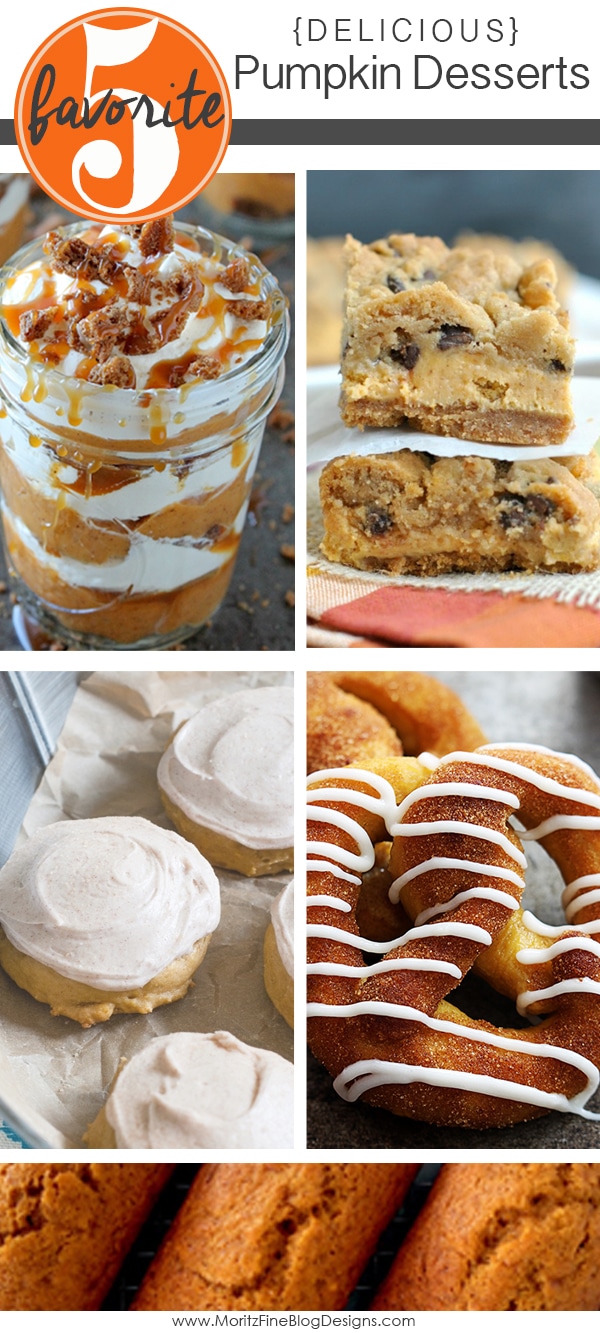 Pumpkin Desserts | Friday Favorite 5