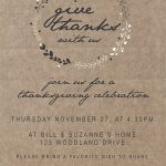 Use this free customizable Printable Thanksgiving Invitation to invite your friends and family to Thanksgiving dinner. #thanksgivinginvitations