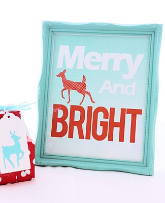 Spruce up your home this Christmas with these Free Christmas Home Printables. Less than 30 minutes to transform the look of your room!