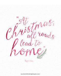 Christmas Wall Decor Free Printable