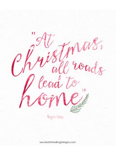 Christmas Wall Decor Free Printable