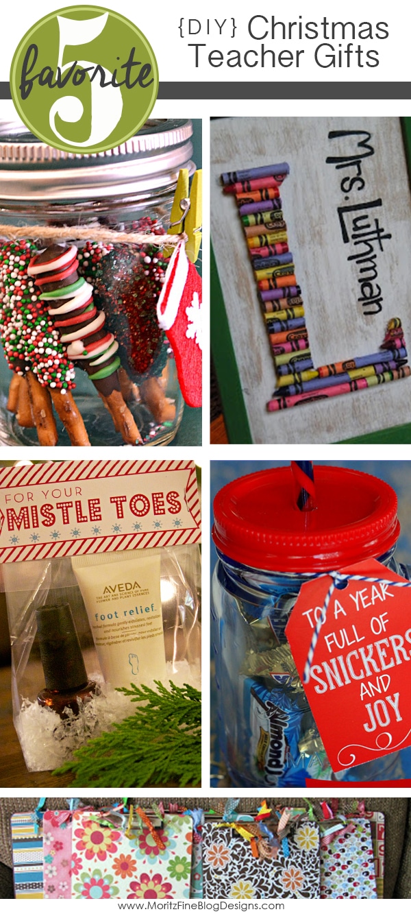 DIY Teacher Christmas Gifts