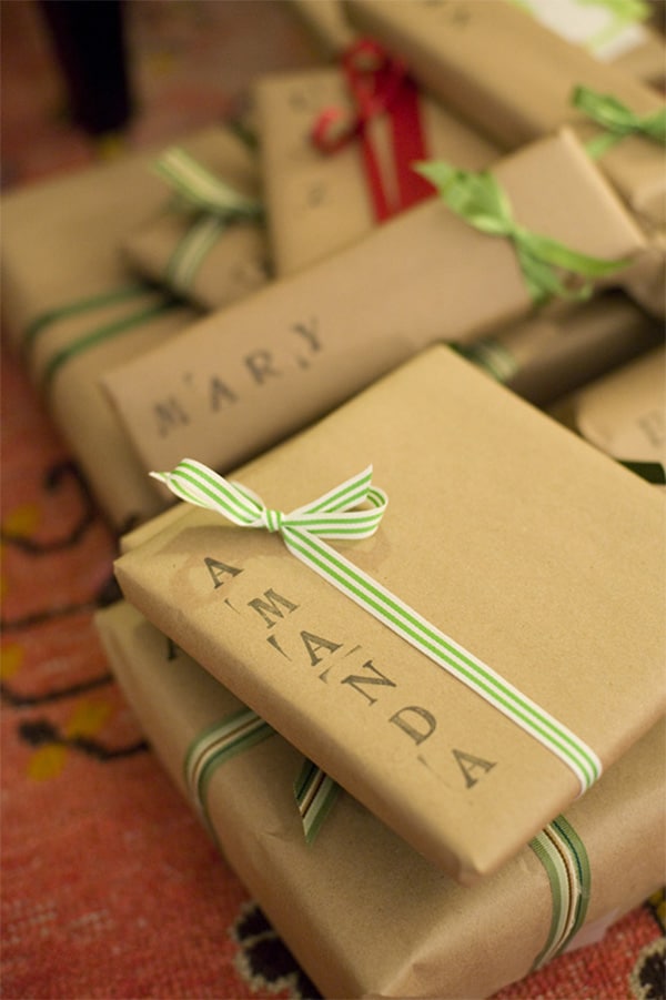 Easy Kraft Paper Wrapping Ideas