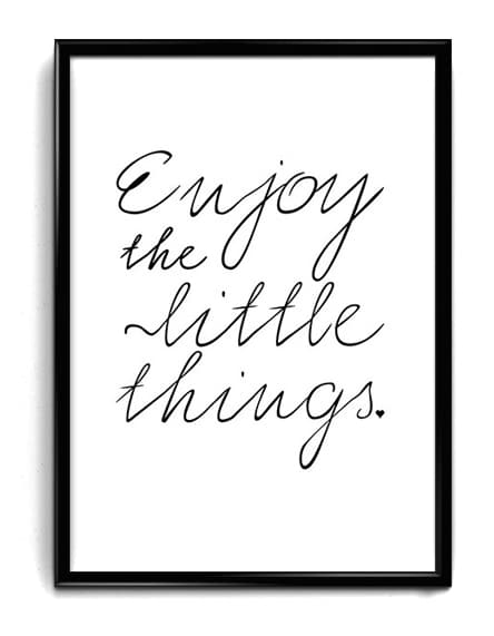 Simple, yet affordable. Use these black and white printable typography signs to decorate a boring space in your home.