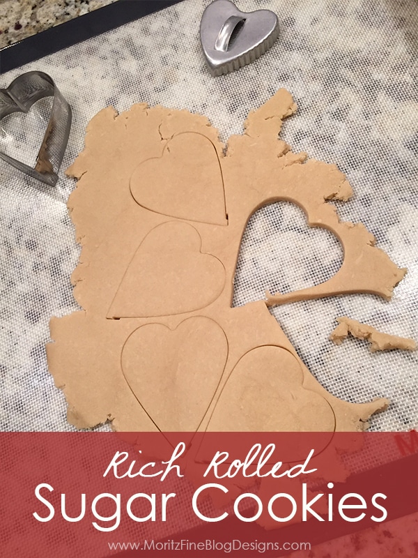 These Rich Rolled Sugar Cookies are fabulous for any special occasion. Grab a cookie cutter, bake and decorate according to the occasion!
