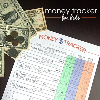 Money Tracker for Kids