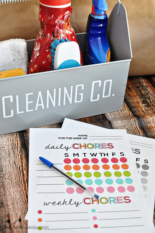 Do your kids struggle to get their daily and weekly chores done? Use one of these free printable chore charts to track your child's chores.