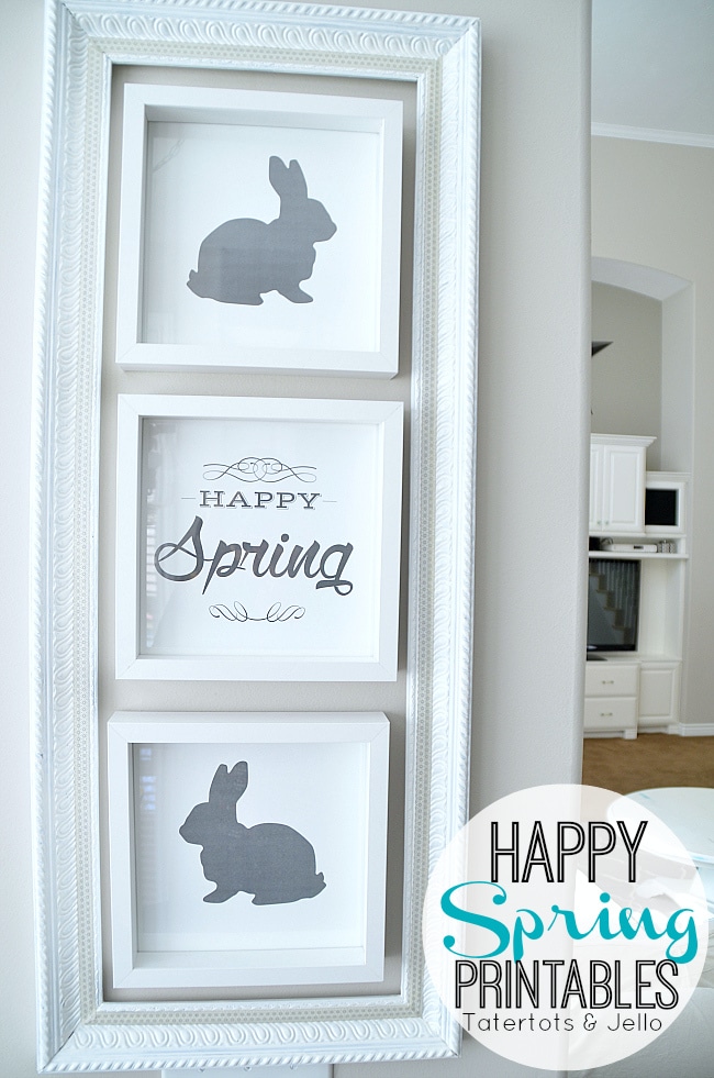 Decorate your home on the cheap with these free Easter Printables. Use them in your kitchen, bathroom, guest room and more!