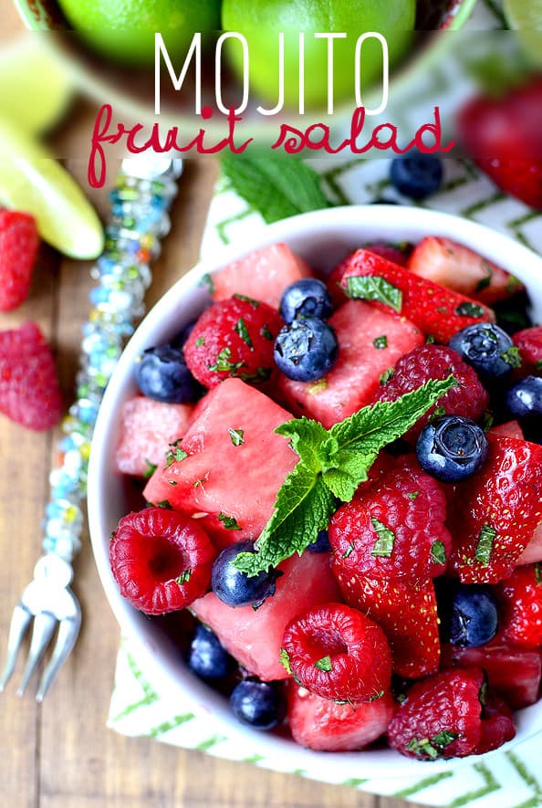Amazing delicious fruit salads that are perfect for your spring or summer gathering around the table.