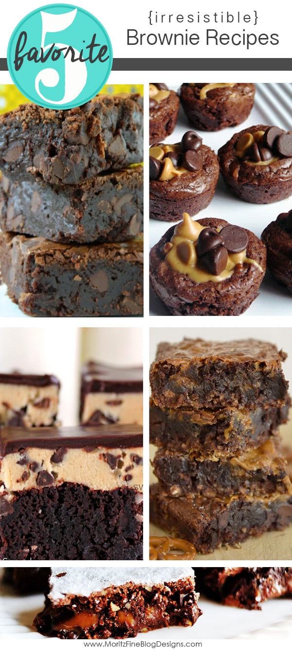 5 Irresistible Brownie Recipes | Friday Favorite 5