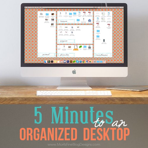 Quick & Easy Computer Desktop Organizer