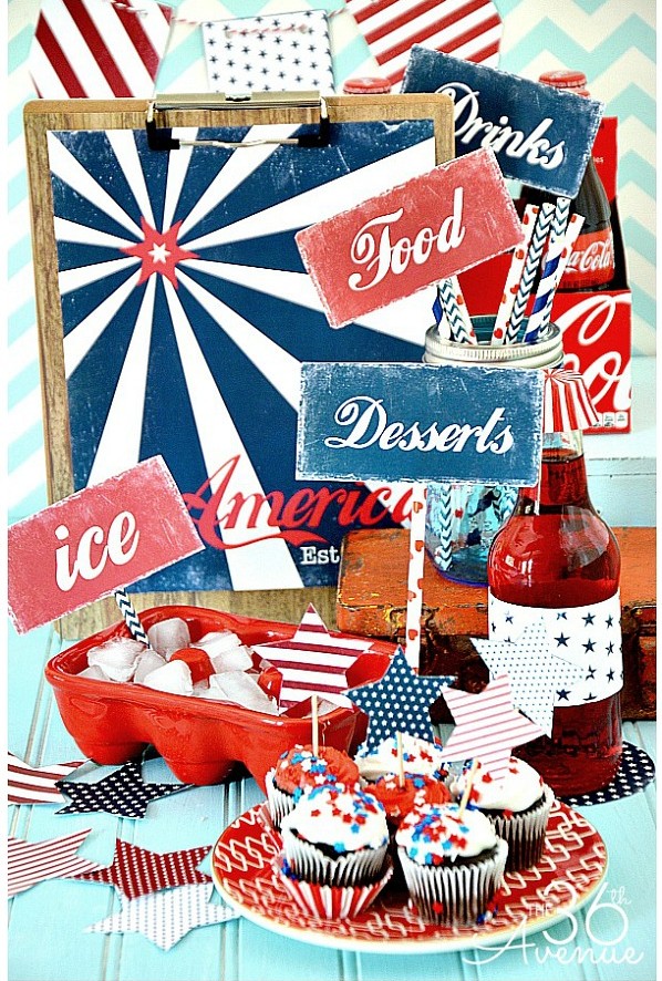 Spice up your home or your holiday gathering with these best free 4th of July Printables.