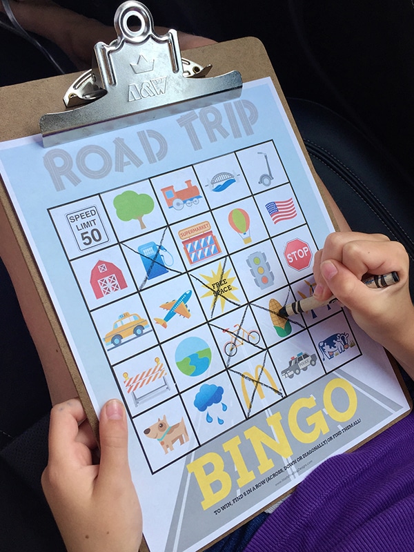 Headed on a road trip with the kids?! Print out these Travel Bingo Cards for Kids...use to play Bingo or find everything on the list for a scavenger hunt.